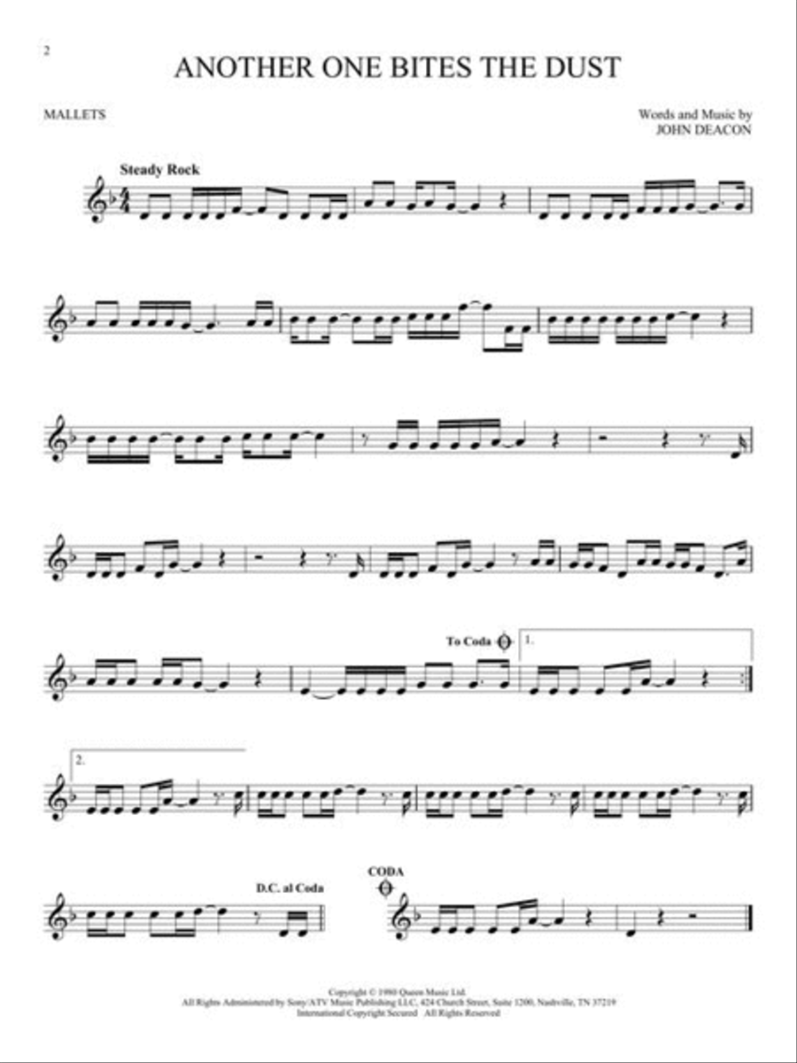50 Pop Songs for Kids Percussion scores gallery preview page 4