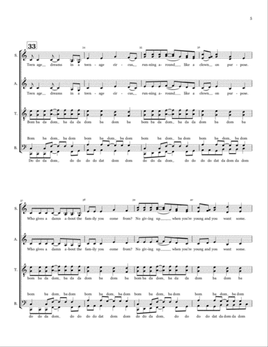 We Are Golden We Are Golden 4-Part scores gallery preview page 5