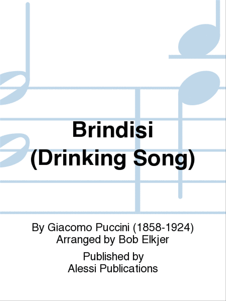 Brindisi (Drinking Song) Piano Accompaniment scores gallery preview page 1
