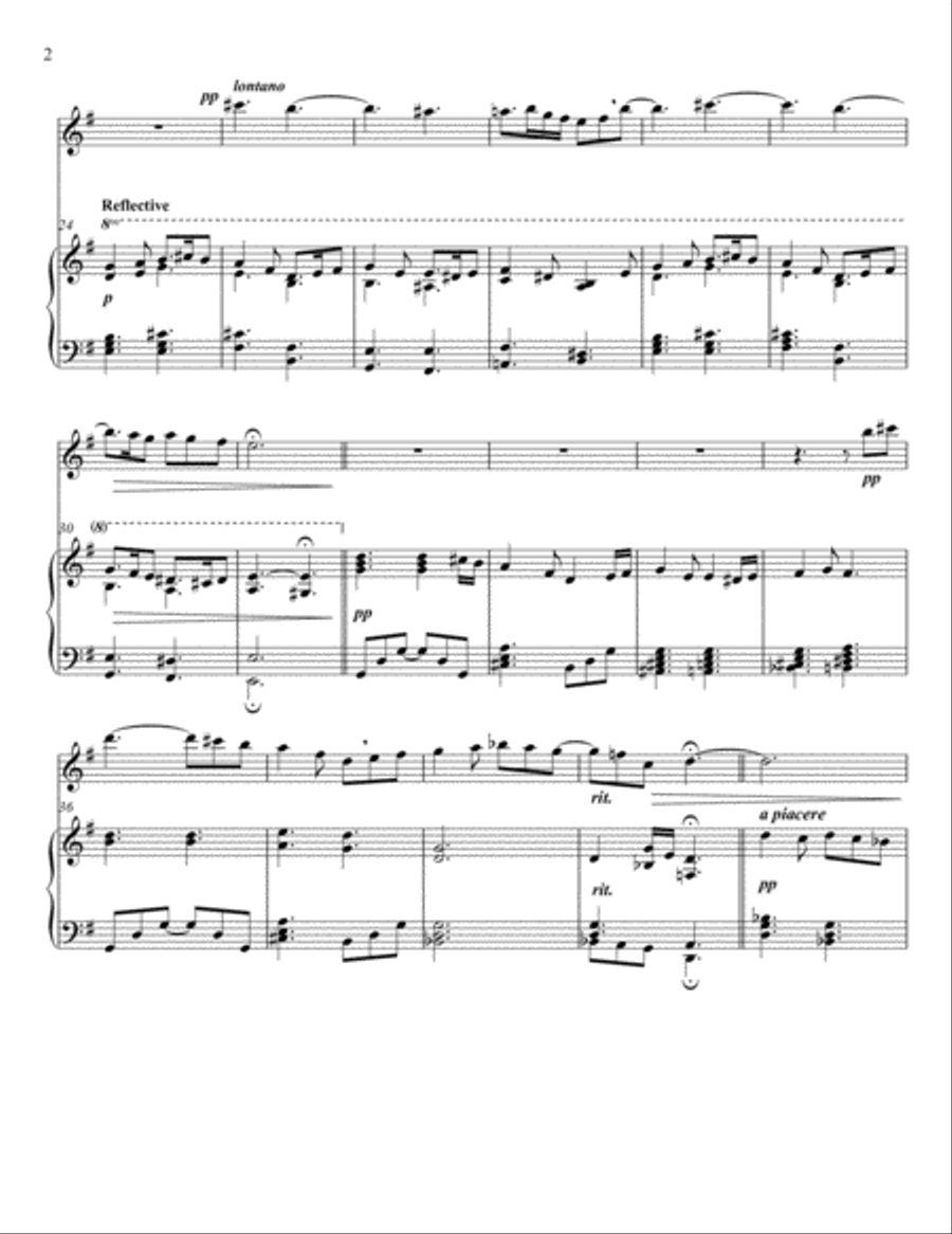 Tannenbaum - Greensleeves - Sing We Now of Christmas; a medley for Flute and Piano Flute Solo scores gallery preview page 2
