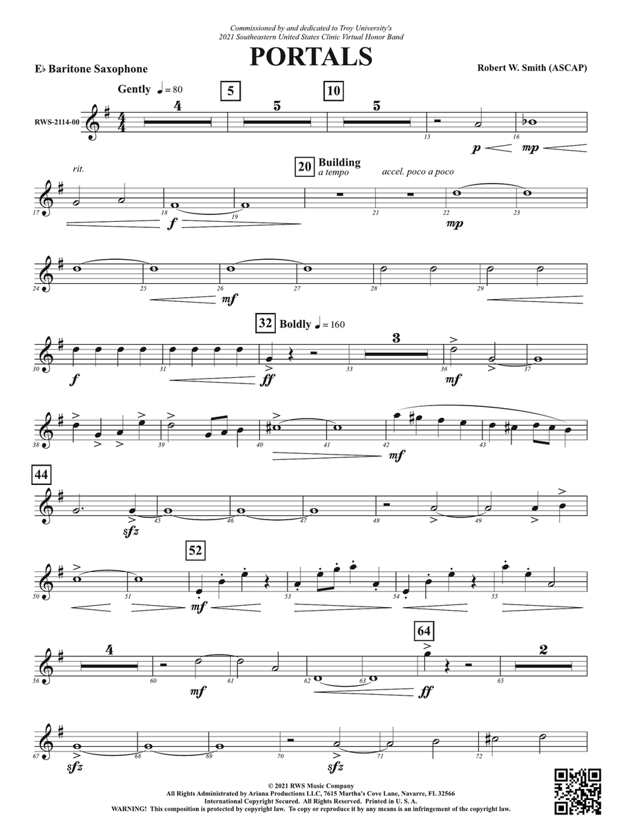 Portals: E-flat Baritone Saxophone