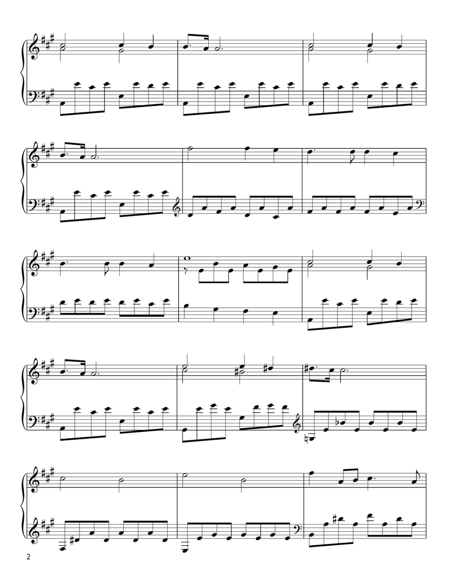 Panis Angelicus (O Lord Most Holy) Piano Solo scores gallery preview page 2