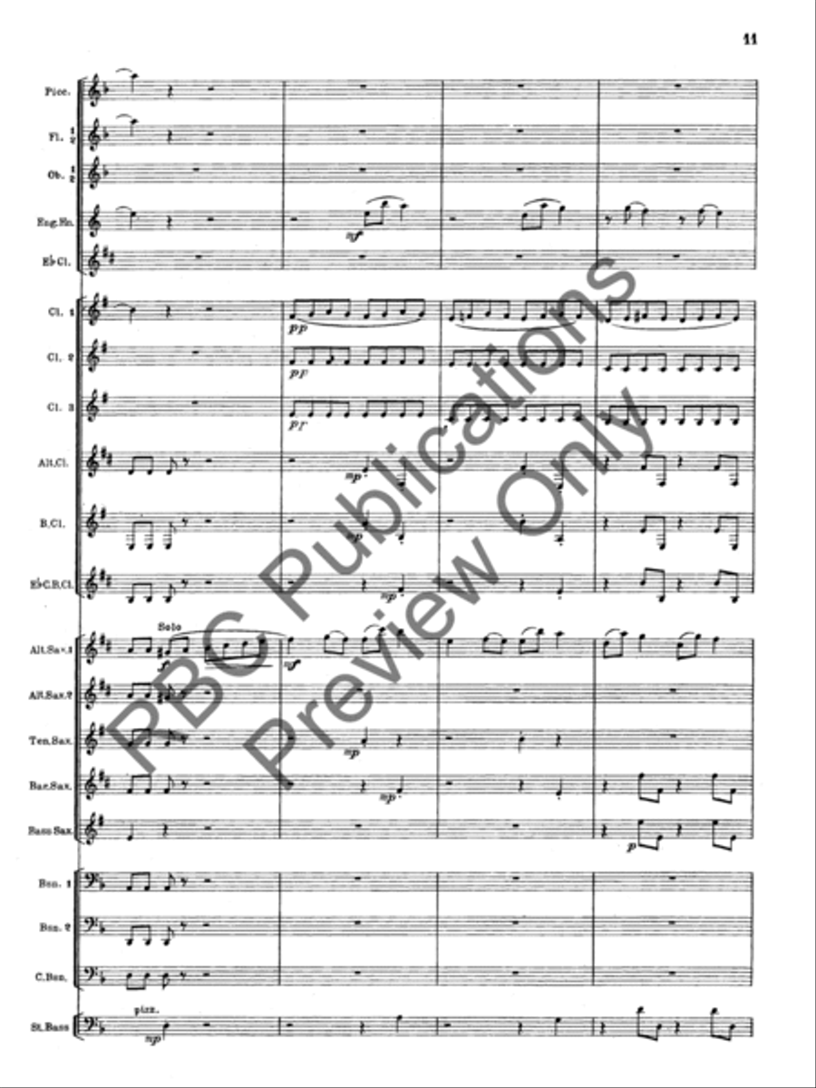 Overture For Woodwinds Overture For Woodwinds Score scores gallery preview page 14
