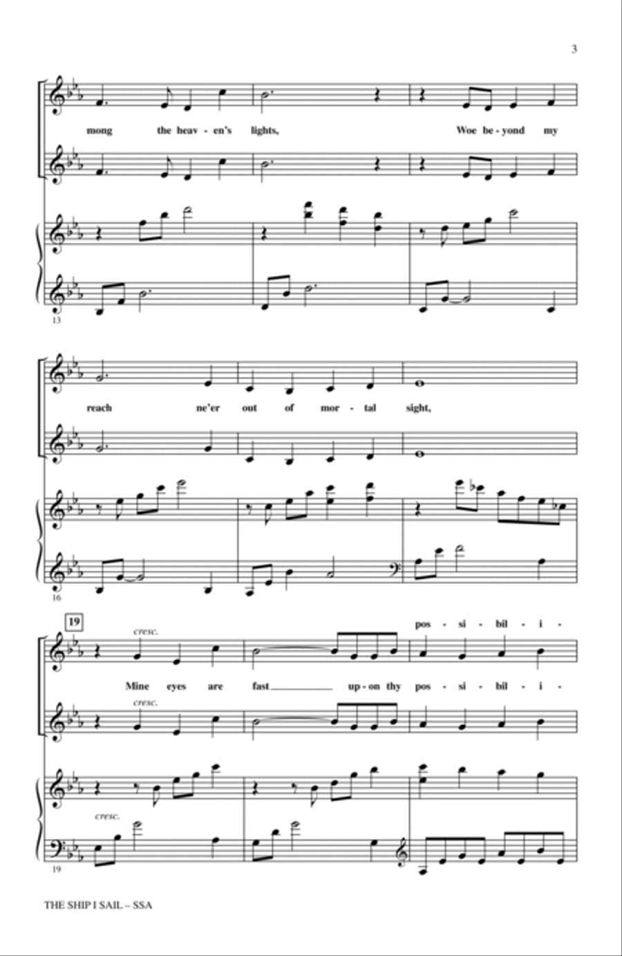 The Ship I Sail SSA scores gallery preview page 2