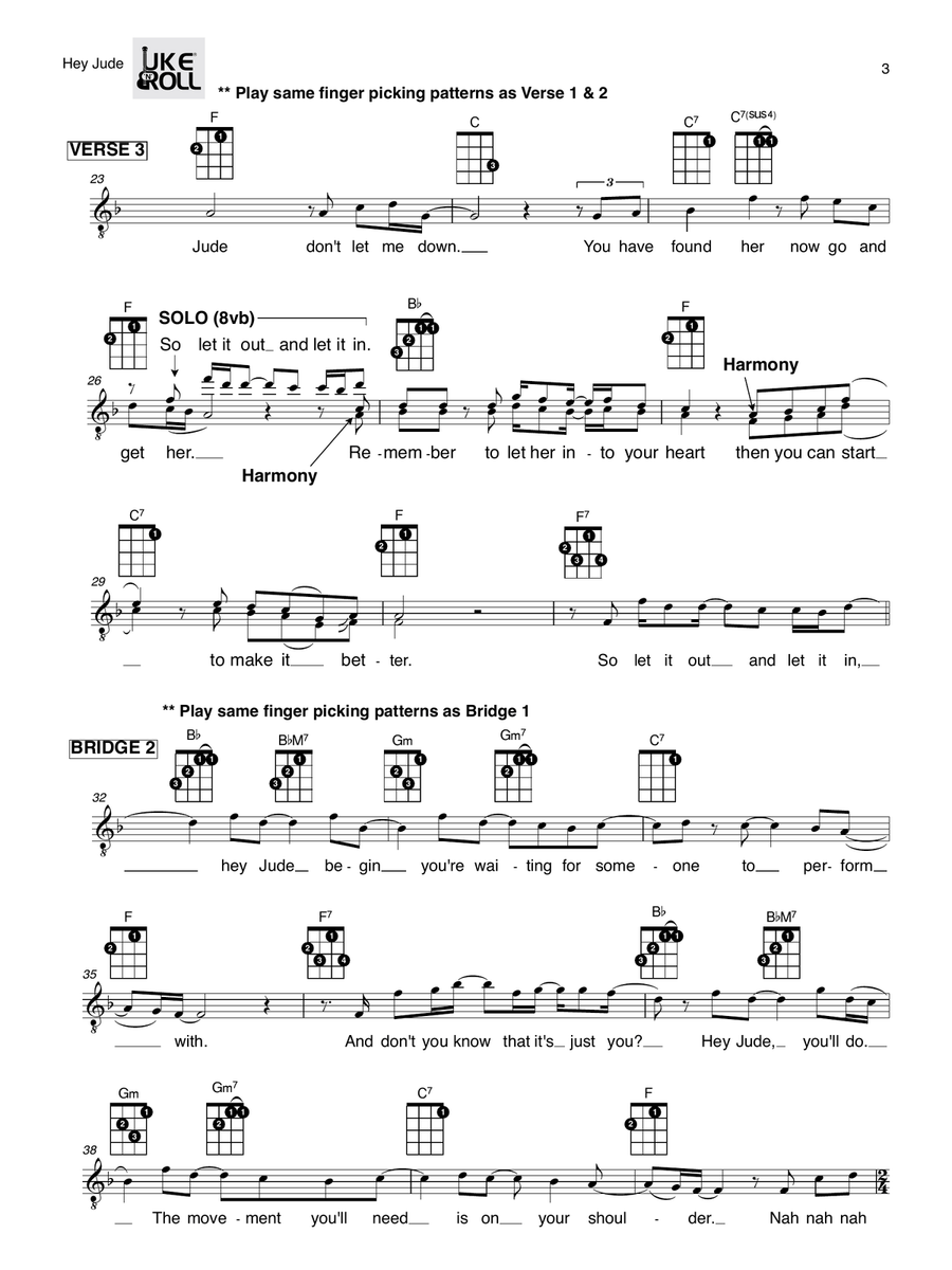 Hey Jude Hey Jude Small Ensemble scores gallery preview page 3