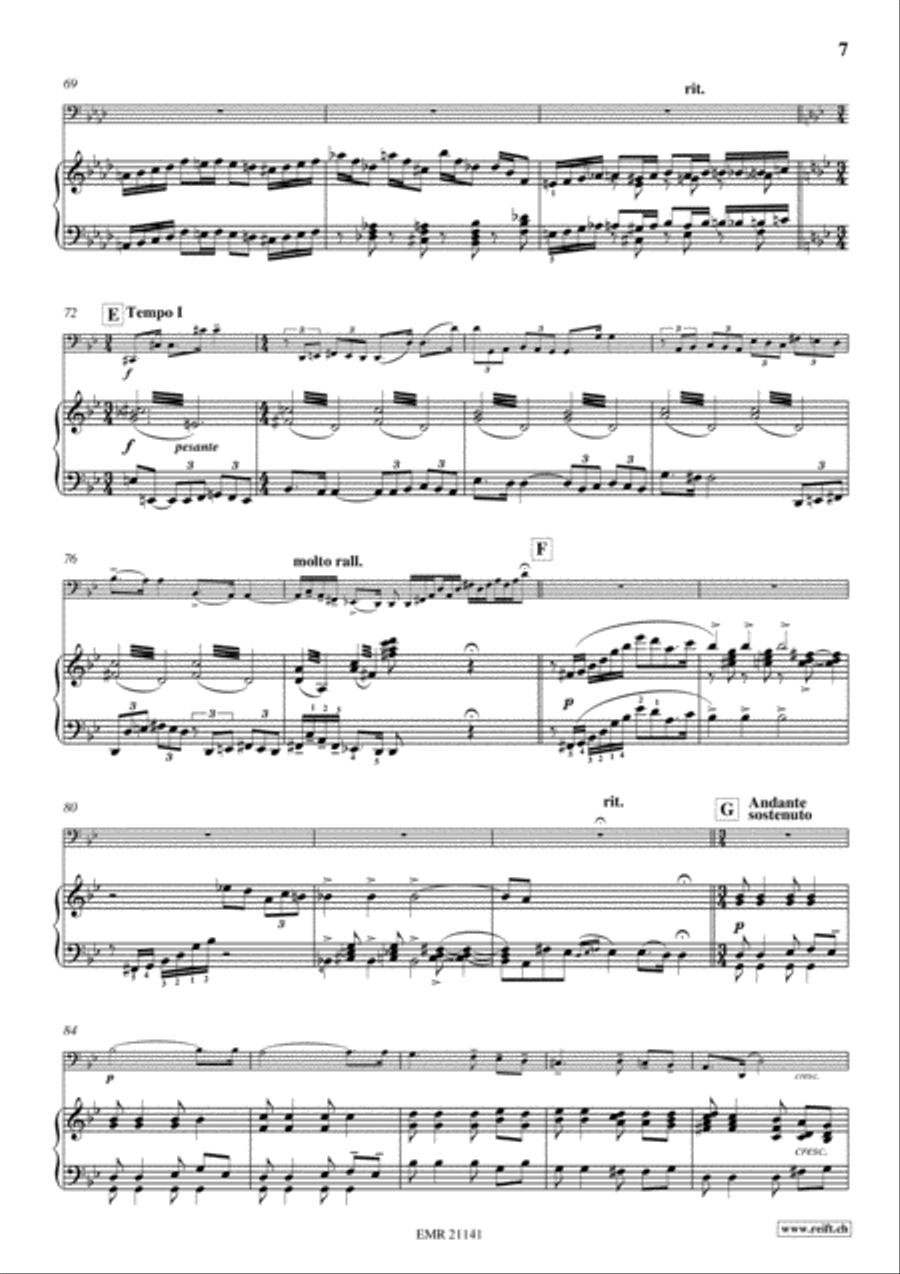 Concerto No. 1 Concerto No. 1 Bass Trombone scores gallery preview page 7