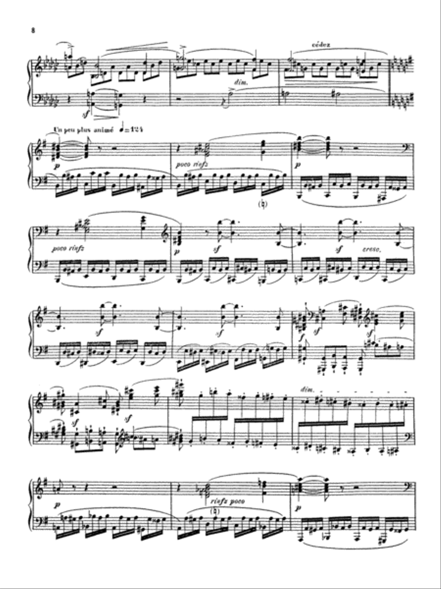 Dukas: Sonata in E flat Minor Piano Solo scores gallery preview page 6