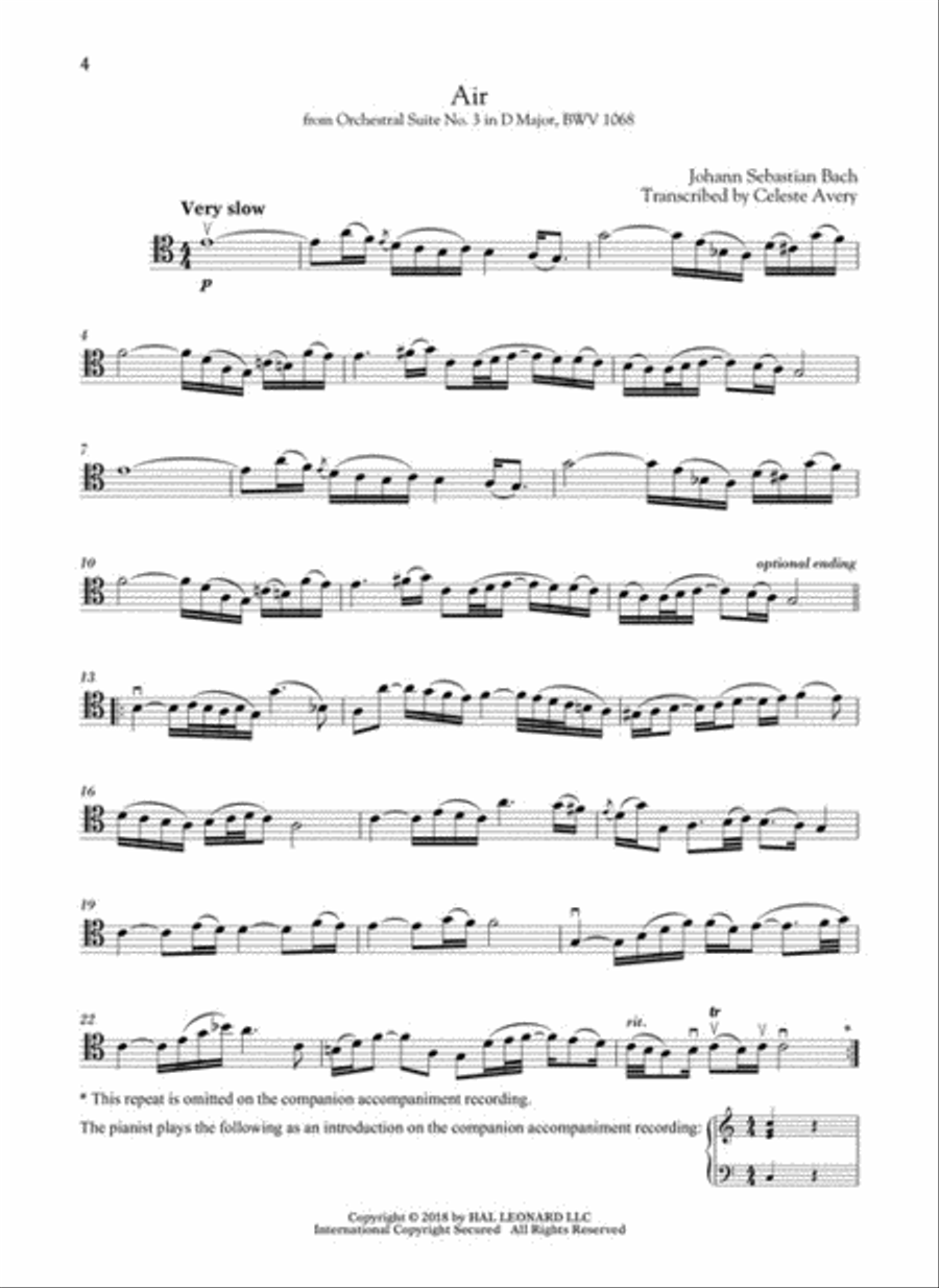 Wedding Music for Classical Players – Cello and Piano Piano Accompaniment scores gallery preview page 3