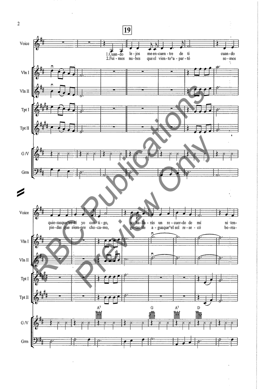 No Volveré Voice scores gallery preview page 4