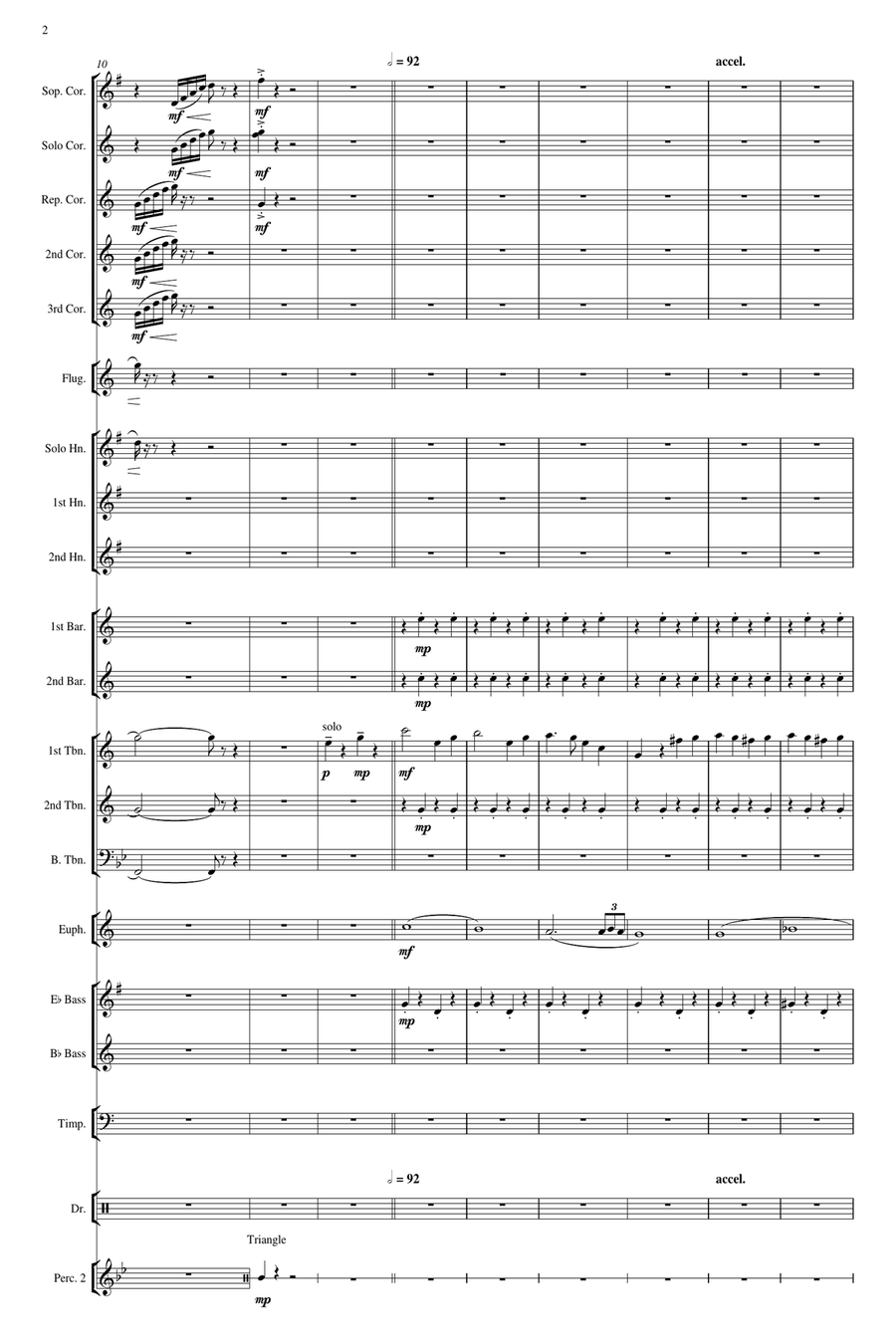 Be Our Guest Brass Band scores gallery preview page 3
