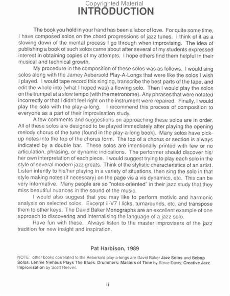 20 Authentic Bebop Solos 20 Authentic Bebop Solos C Instrument scores gallery preview page 2