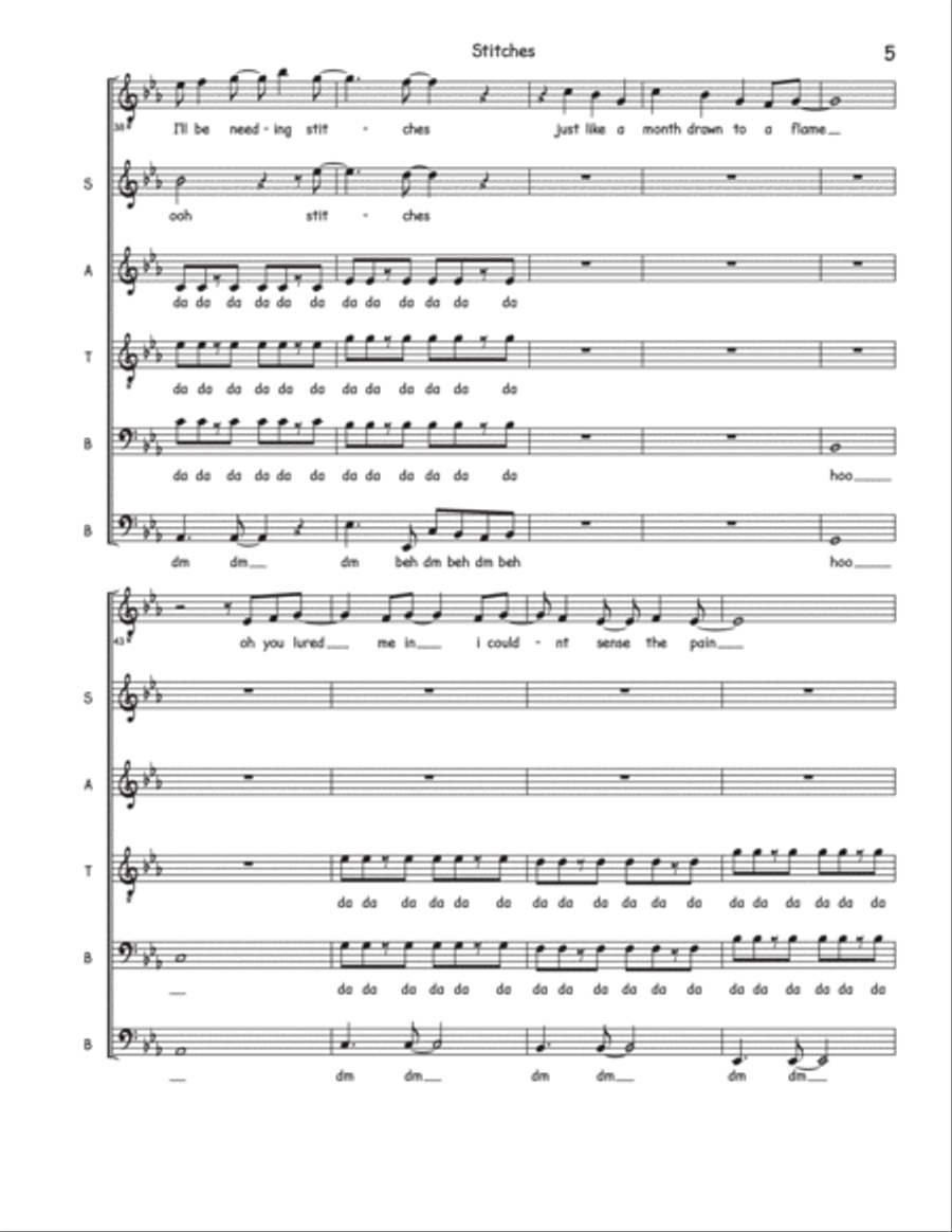 Stitches Divisi scores gallery preview page 5