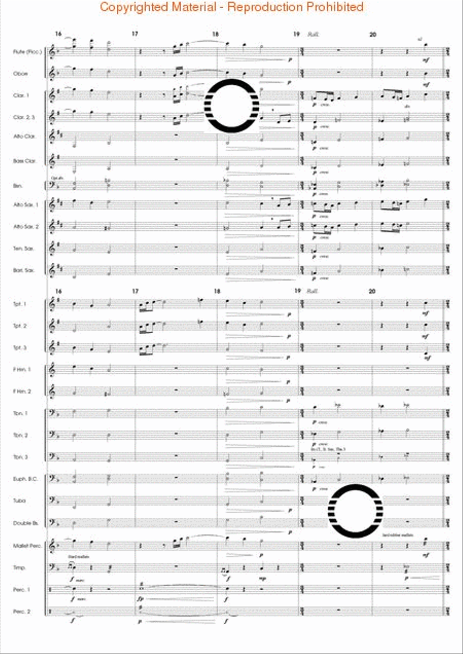 The Spirit Soars Concert Band scores gallery preview page 5