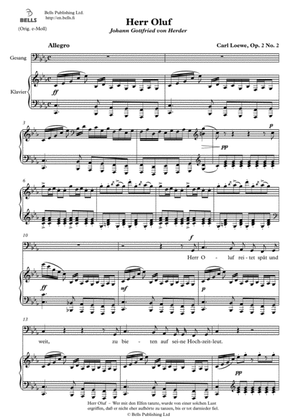 Herr Oluf, Op. 2 No. 2 (C minor)