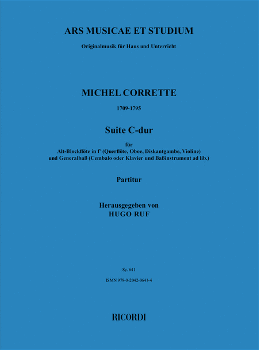 Suite C-Dur Suite C-Dur Alto Recorder scores gallery preview page 1
