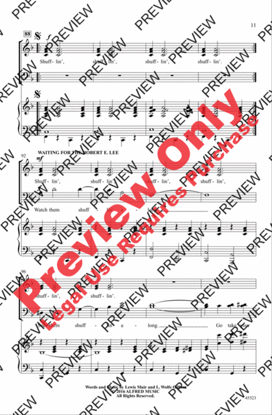 A Tribute to Judy Garland 4-Part scores gallery preview page 11