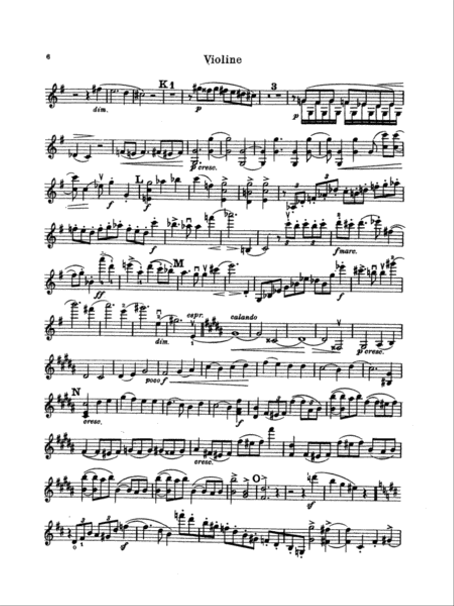 Brahms: Trio No. 1 in B Major, Op. 8 Violin scores gallery preview page 6