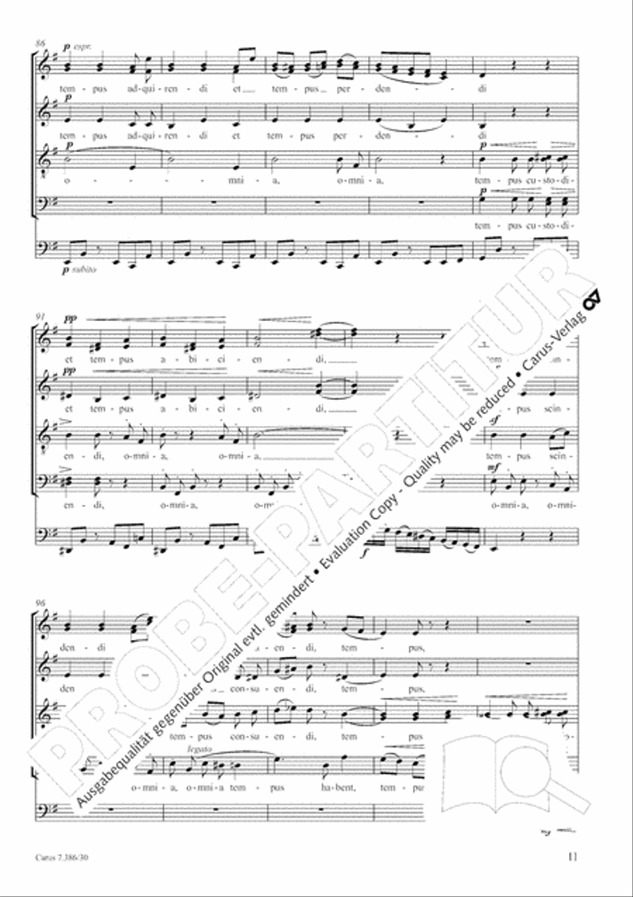 Omnia tempus habent Divisi scores gallery preview page 11