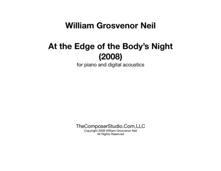 At the Edge of the Body's Night image number null
