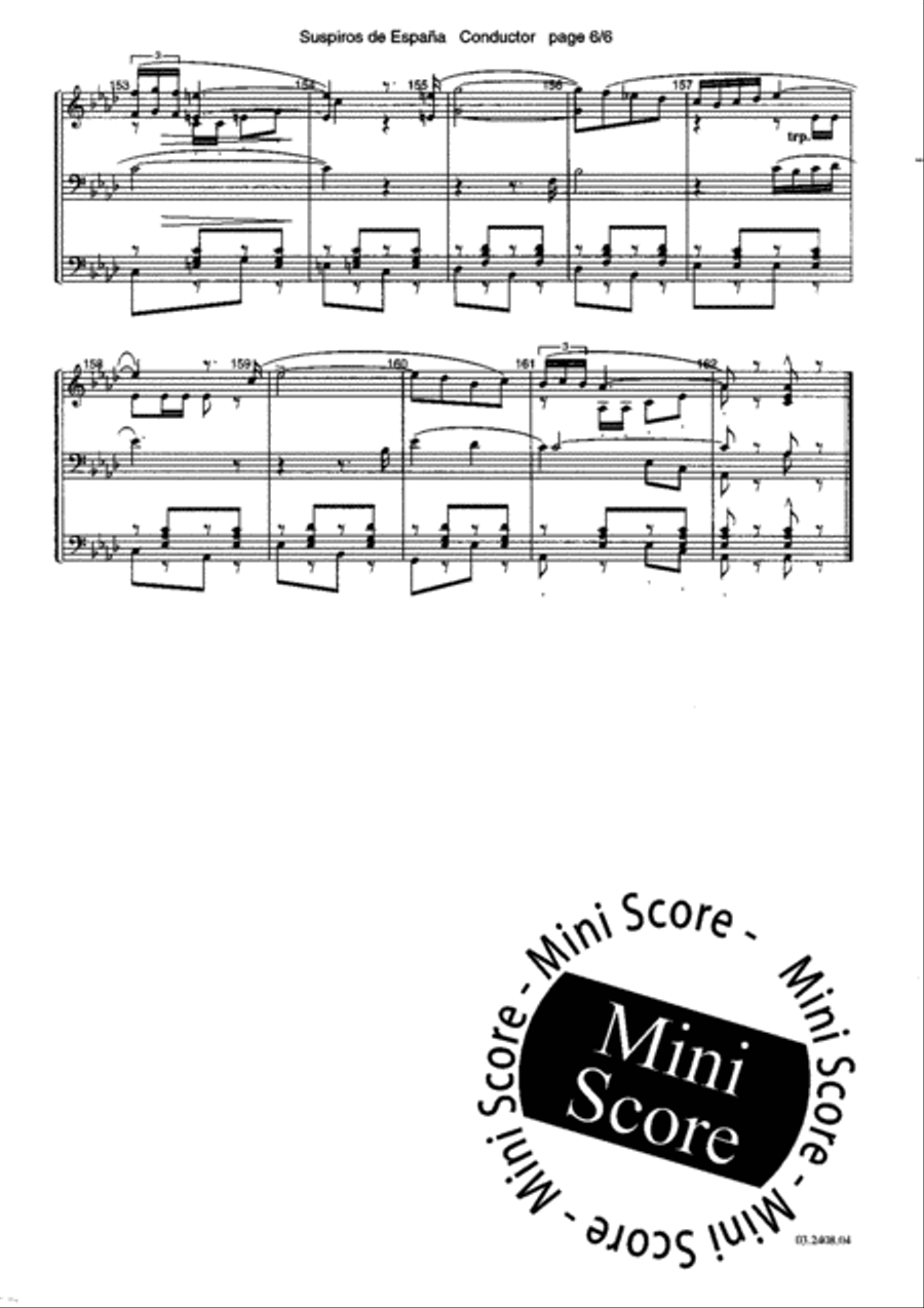 Suspiros de Espana Fanfare Band scores gallery preview page 32
