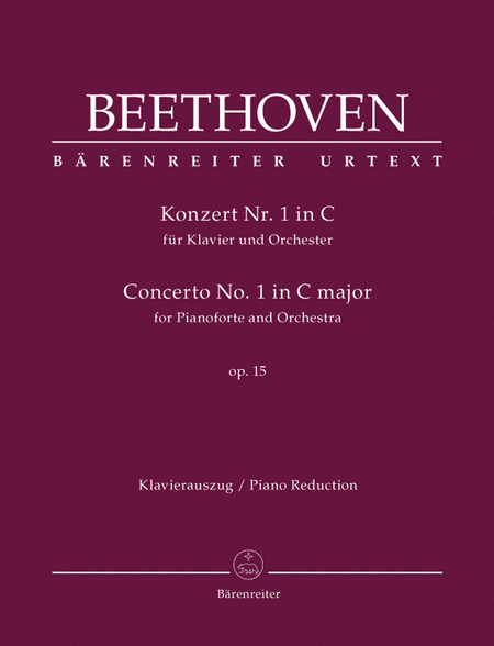 Ludwig van Beethoven : Concerto For Piano And Orchestra No. 1 C Major, Op. 15