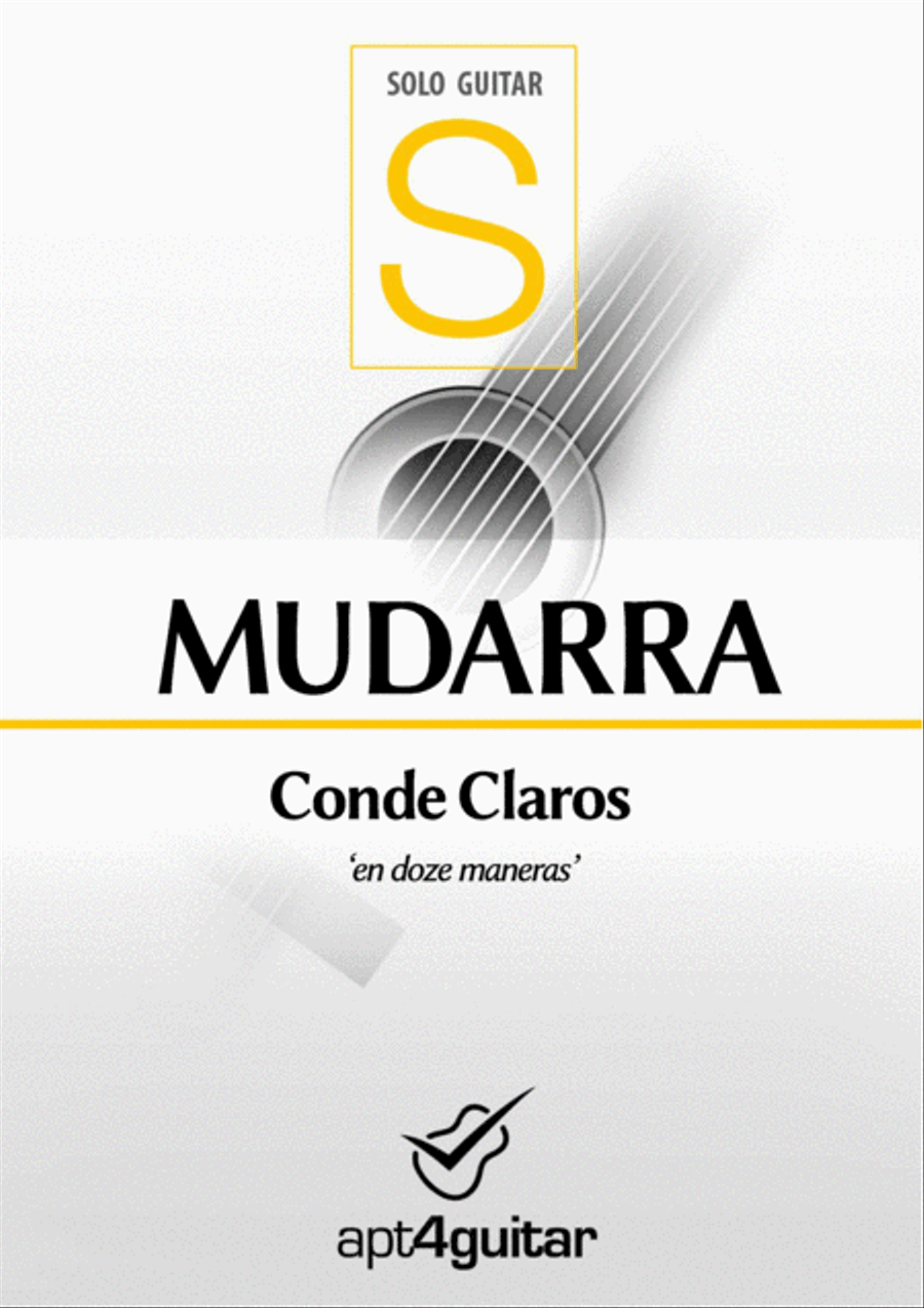 Conde Claros Conde Claros Classical Guitar scores gallery preview page 1