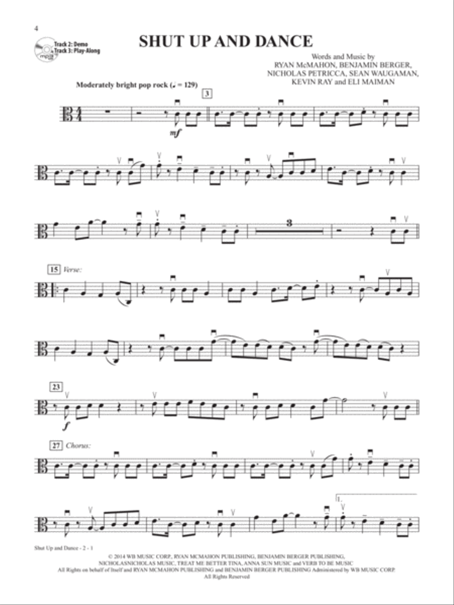 Top Pop & Rock Hits Instrumental Solos for Strings String Orchestra scores gallery preview page 4