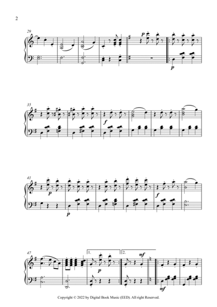 Blue Danube Waltz - Johann Strauss Jr. (Piano) image number null