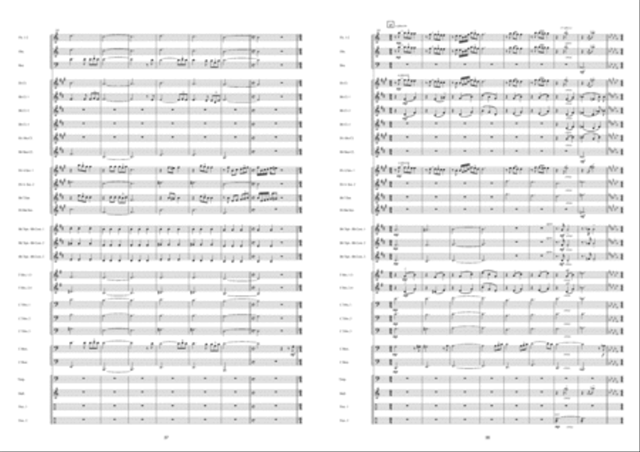 Edith Piaf ! Concert Band scores gallery preview page 20