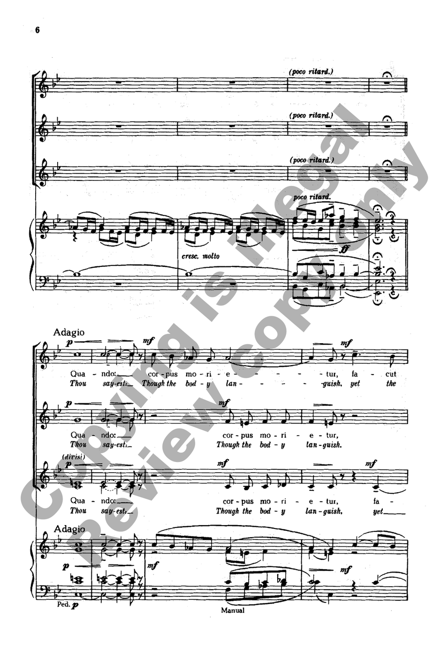 Christe, quum sit jam exire SSA scores gallery preview page 5