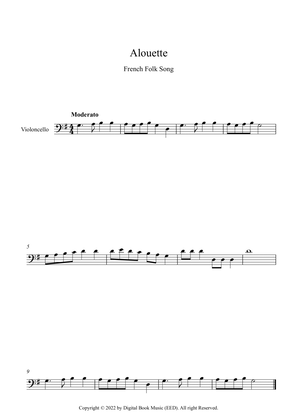Alouette - French Folk Song (Cello)