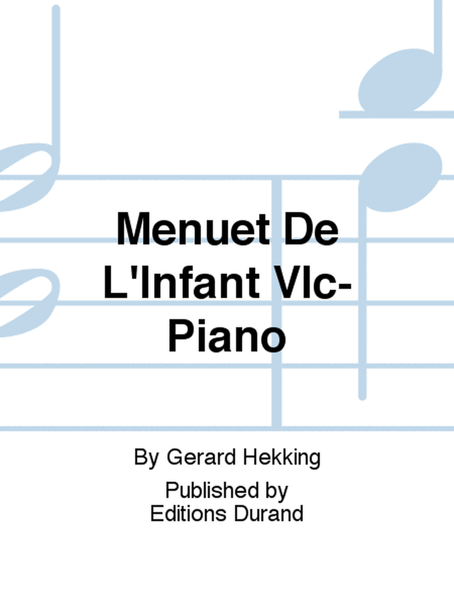 Menuet De L'Infant Vlc-Piano