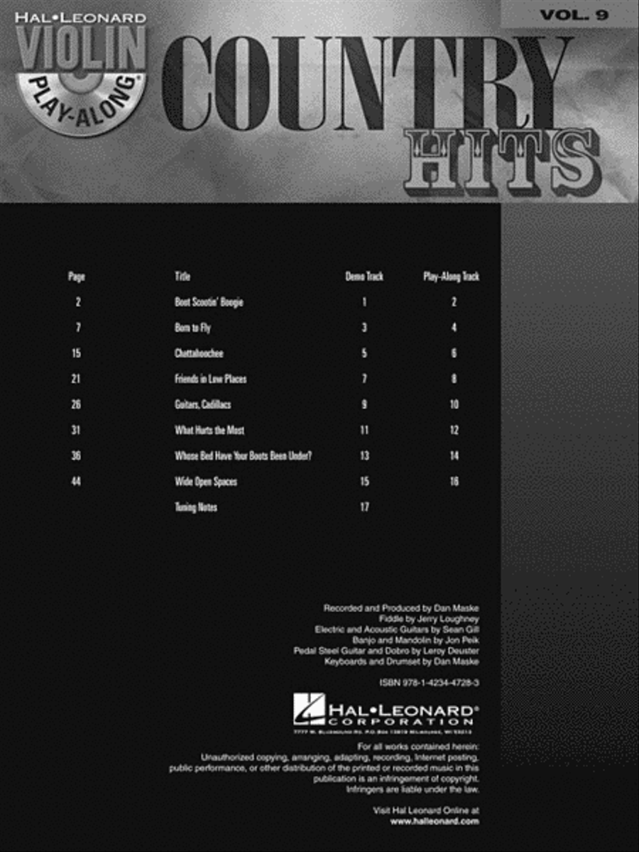 Country Hits Violin scores gallery preview page 4