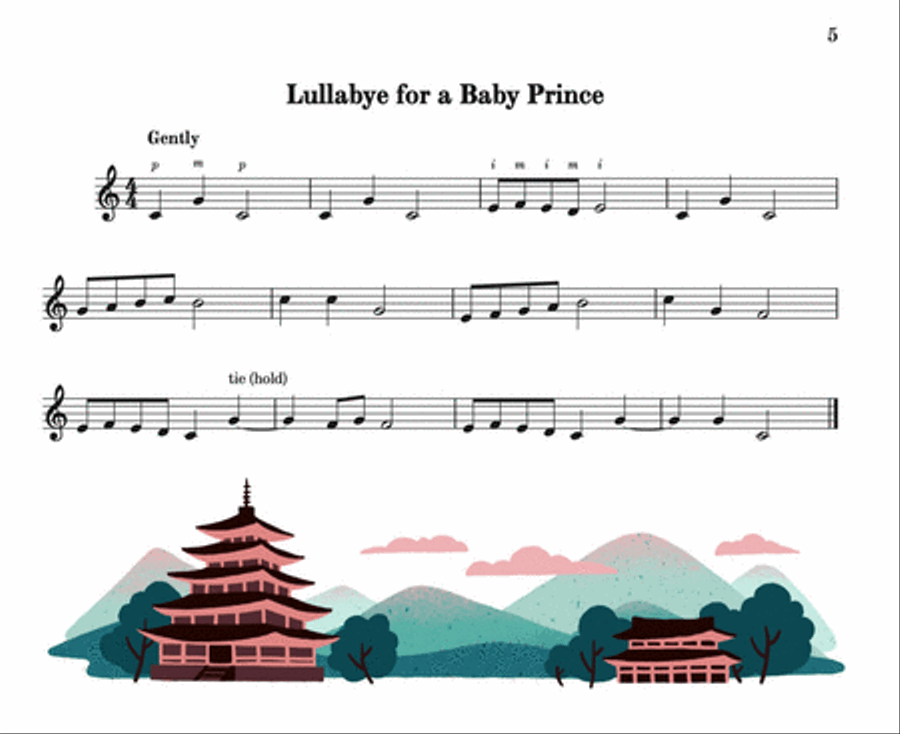 Songs of the Open Road II: Intermediate Sight Reading Collection / Songbook scores gallery preview page 2