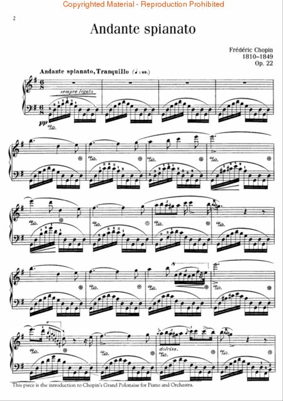Music Featured in the Motion Picture The Pianist Piano Solo scores gallery preview page 3