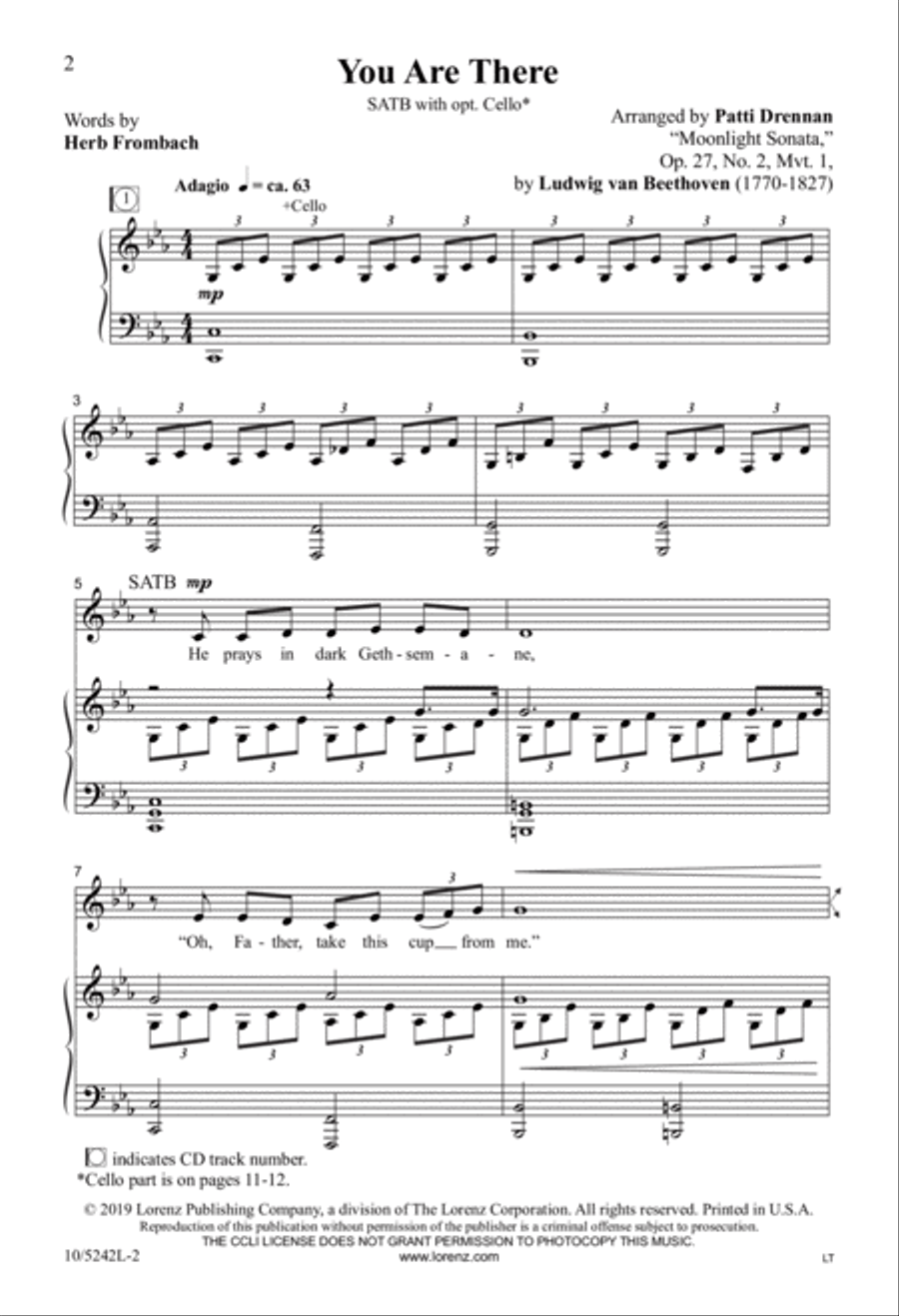 You Are There You Are There 4-Part scores gallery preview page 2