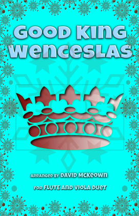 Book cover for Good King Wenceslas, Jazz Style, for Flute and Viola Duet