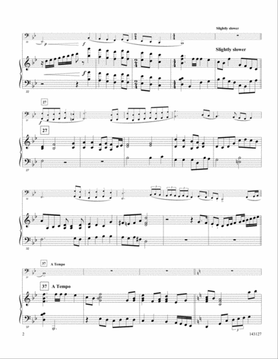 A Mighty Fortress Tuba scores gallery preview page 2