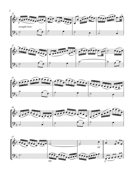 Amazing Grace Variations for vln & cello duet by John Newton String Duet - Digital Sheet Music