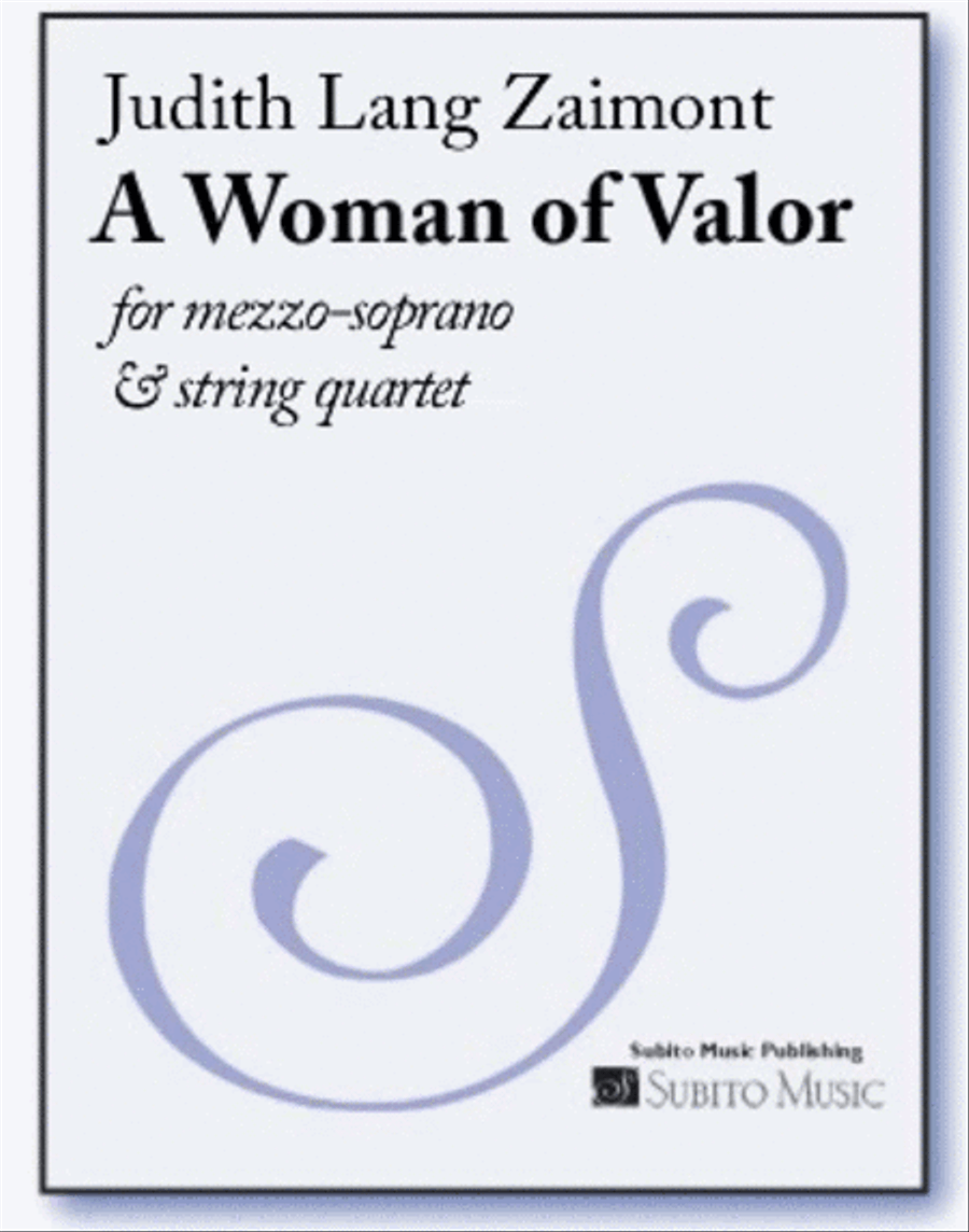 A Woman of Valor Choir scores gallery preview page 1