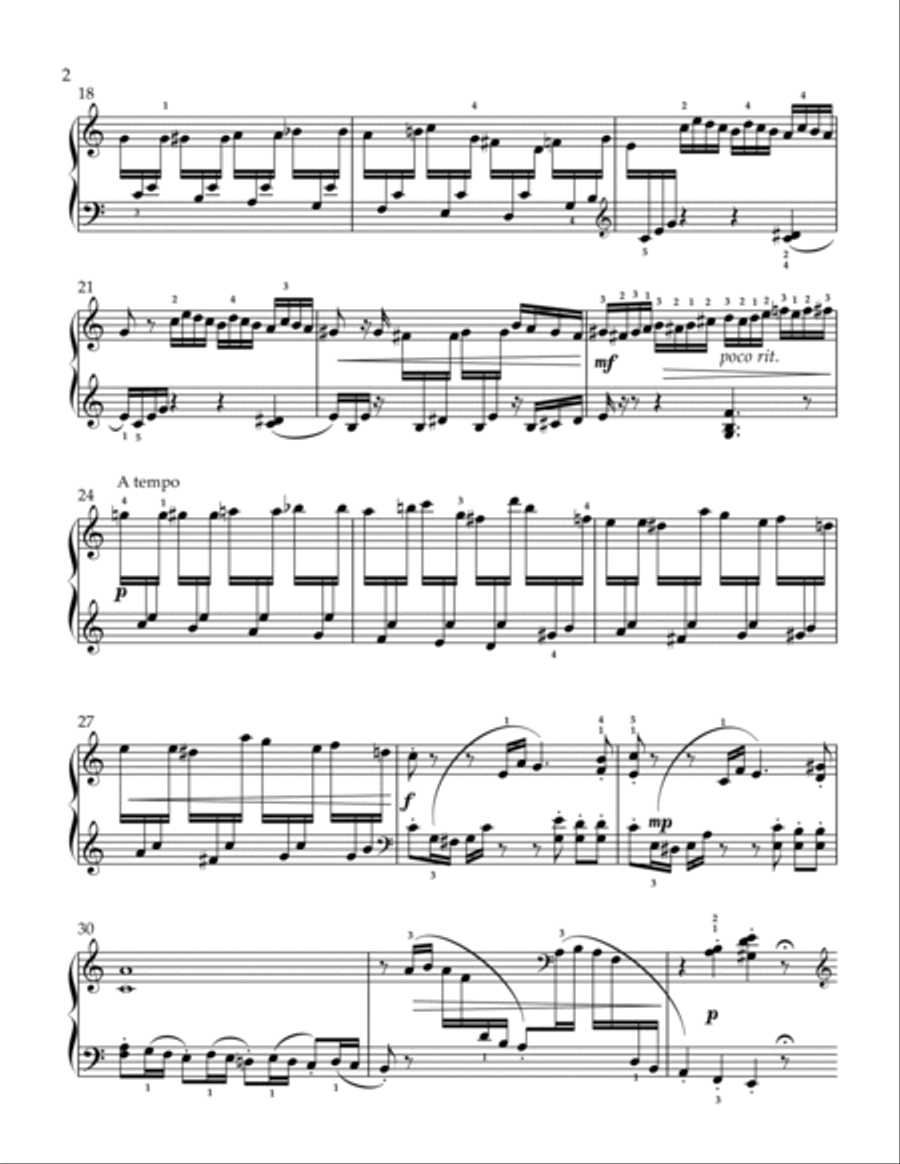 Sprites Piano Solo scores gallery preview page 2