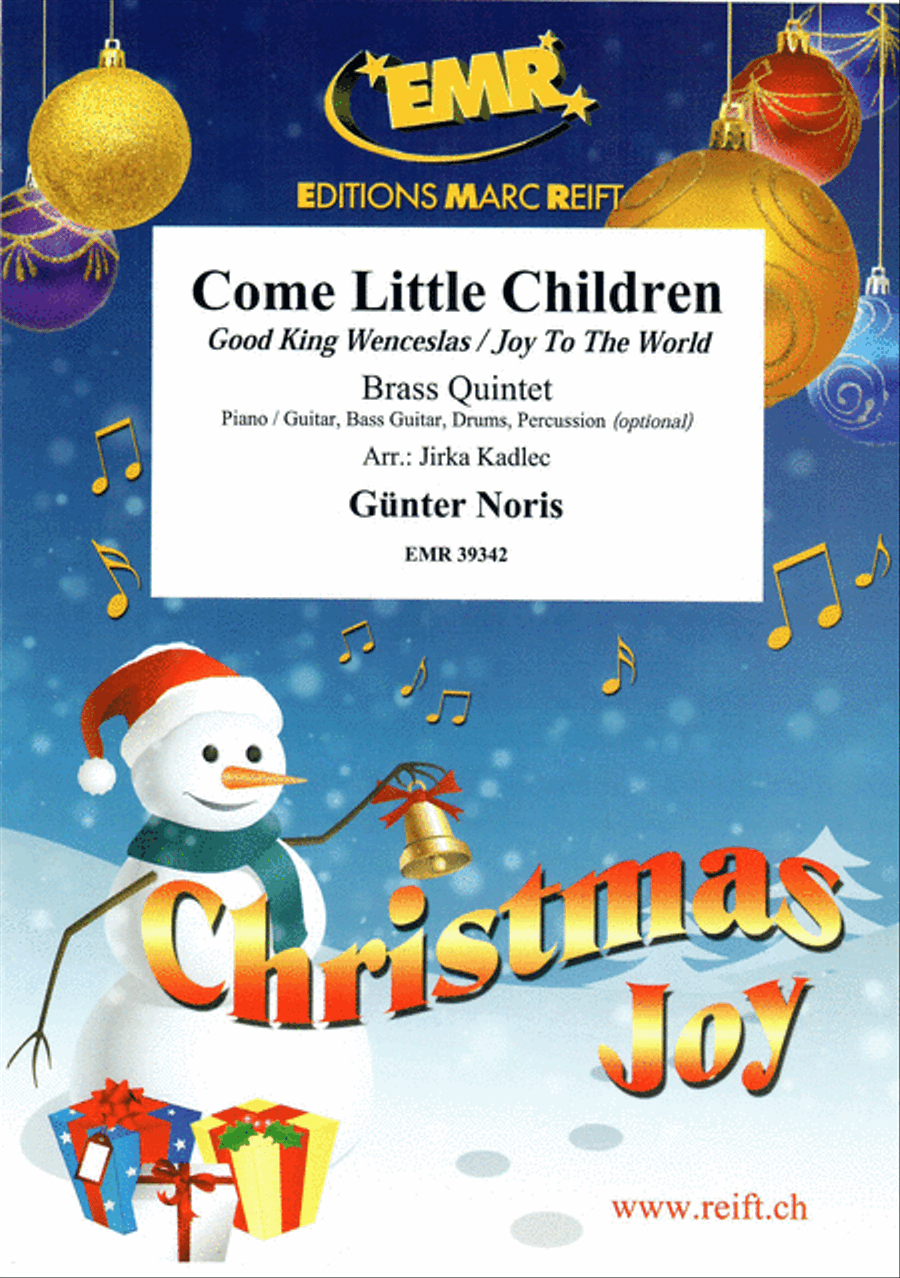 Come Little Children Brass Band scores gallery preview page 1