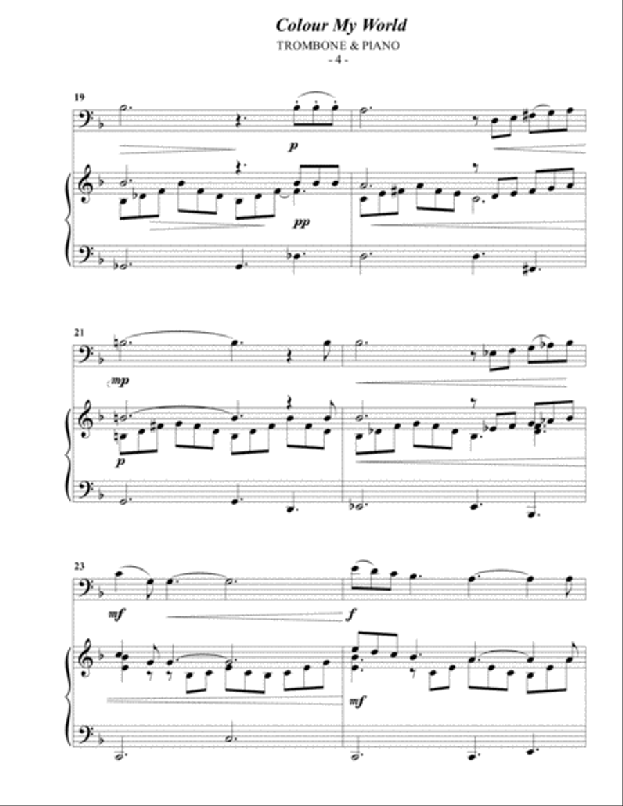 Colour My World Piano scores gallery preview page 4
