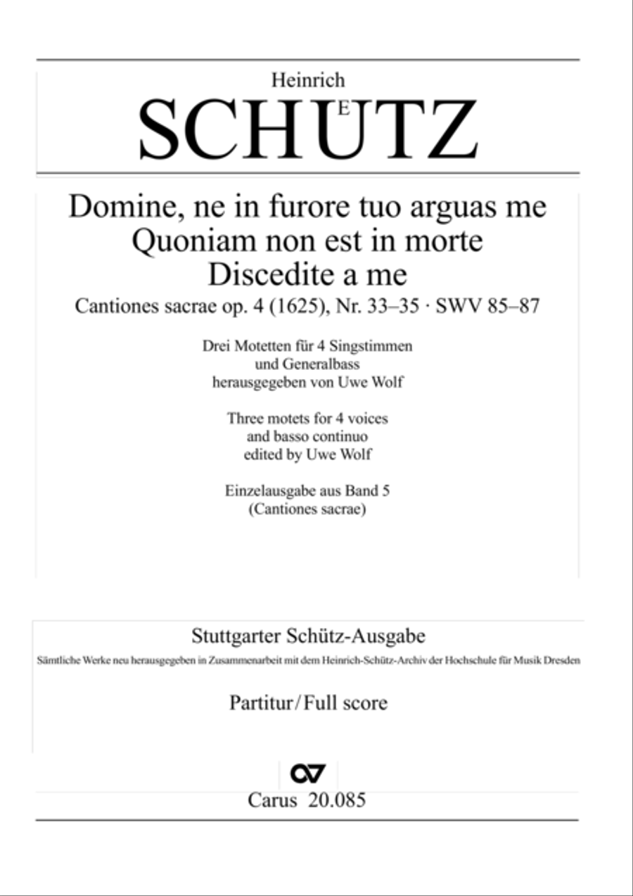 Domine, ne in furore tuo arguas me Score scores gallery preview page 2