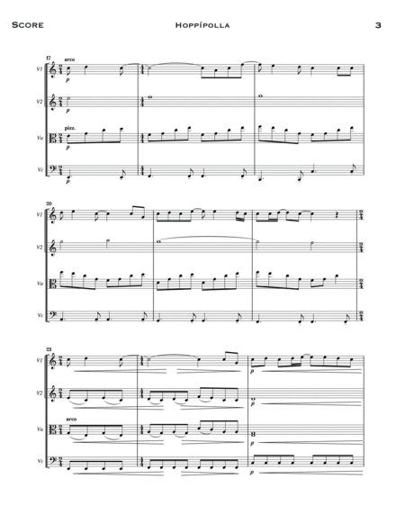 Hoppípolla (arr. Jim McMillen) - Full Score