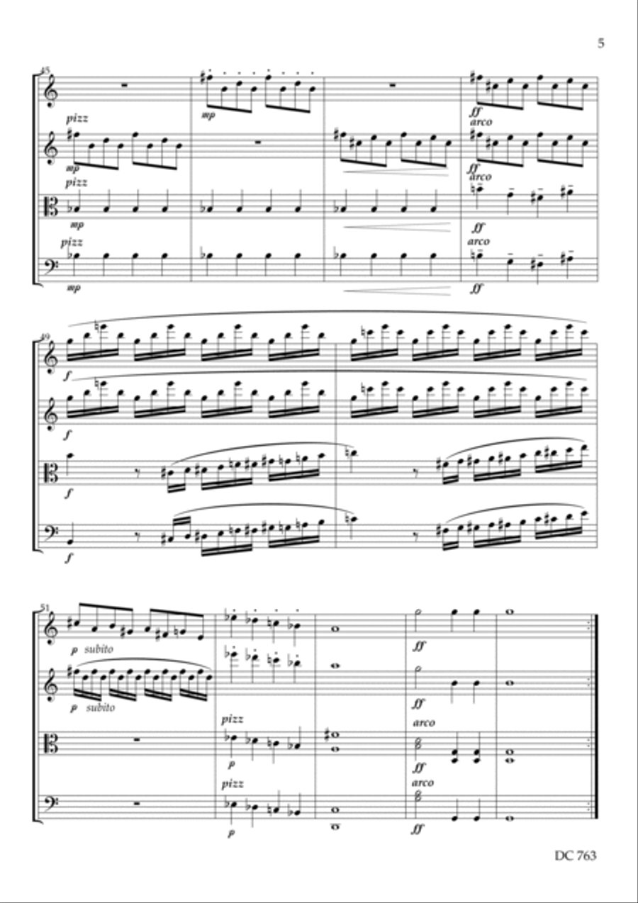 Quartetto Classico Small Ensemble scores gallery preview page 5