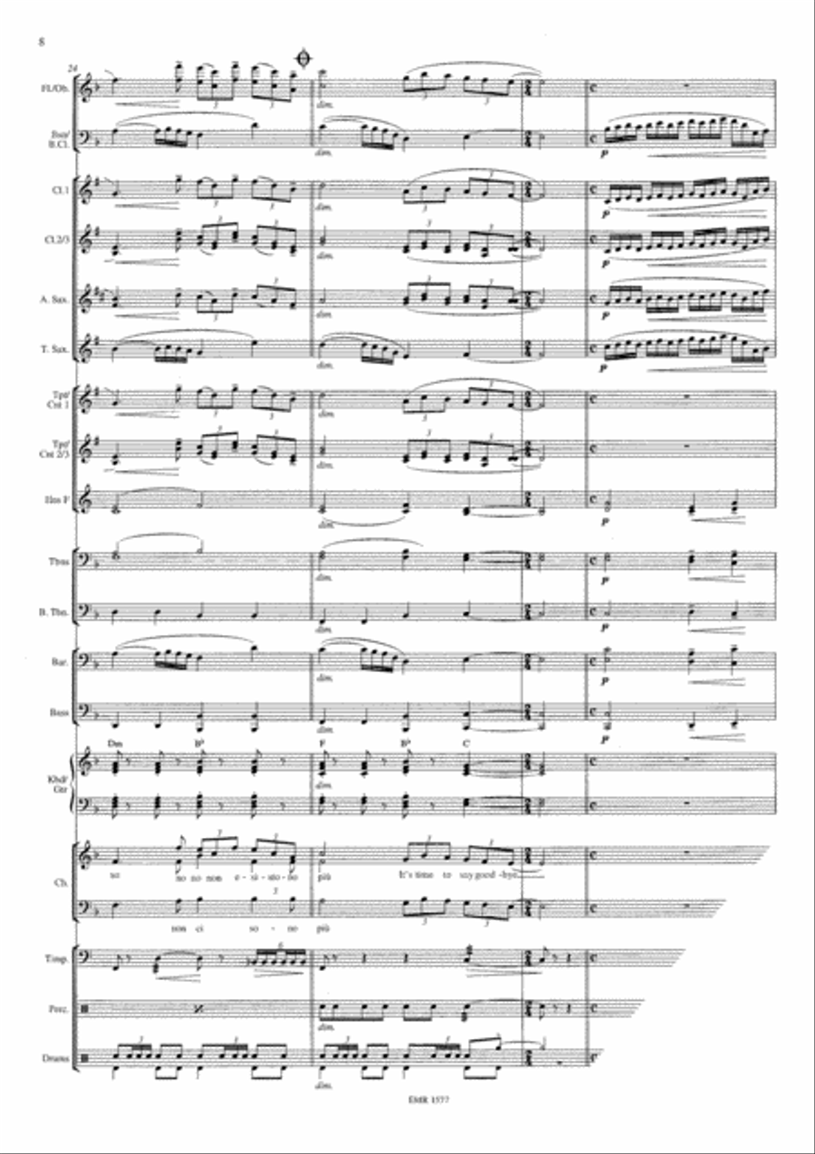 Time To Say Goodbye Time To Say Goodbye 4-Part scores gallery preview page 10