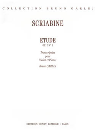 Book cover for Etude Op. 2 No. 1
