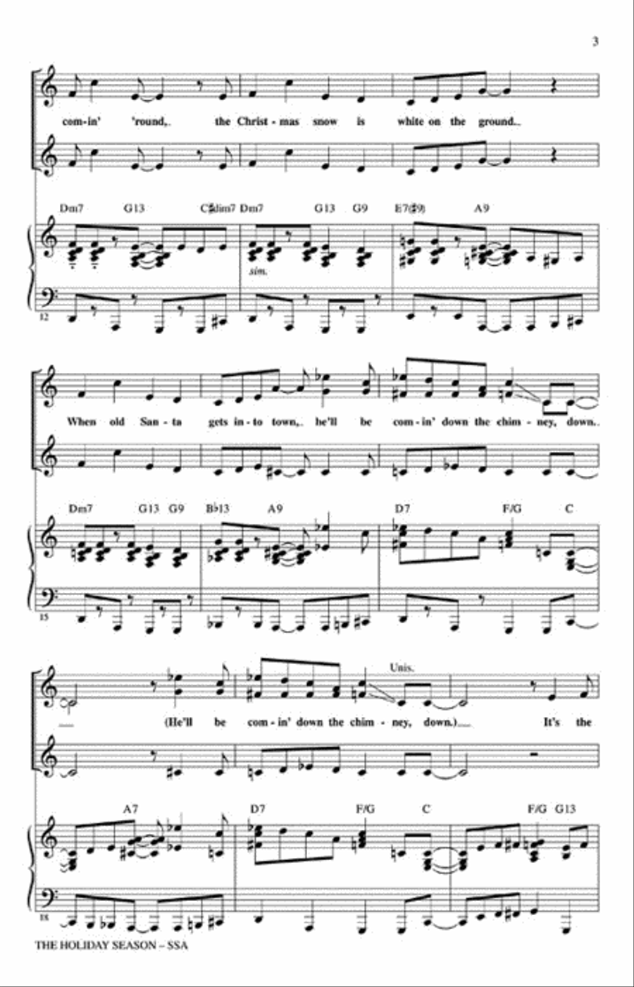The Holiday Season The Holiday Season SSA scores gallery preview page 3