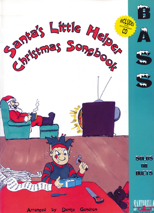 Book cover for Santa's Little Helper for Bass with CD